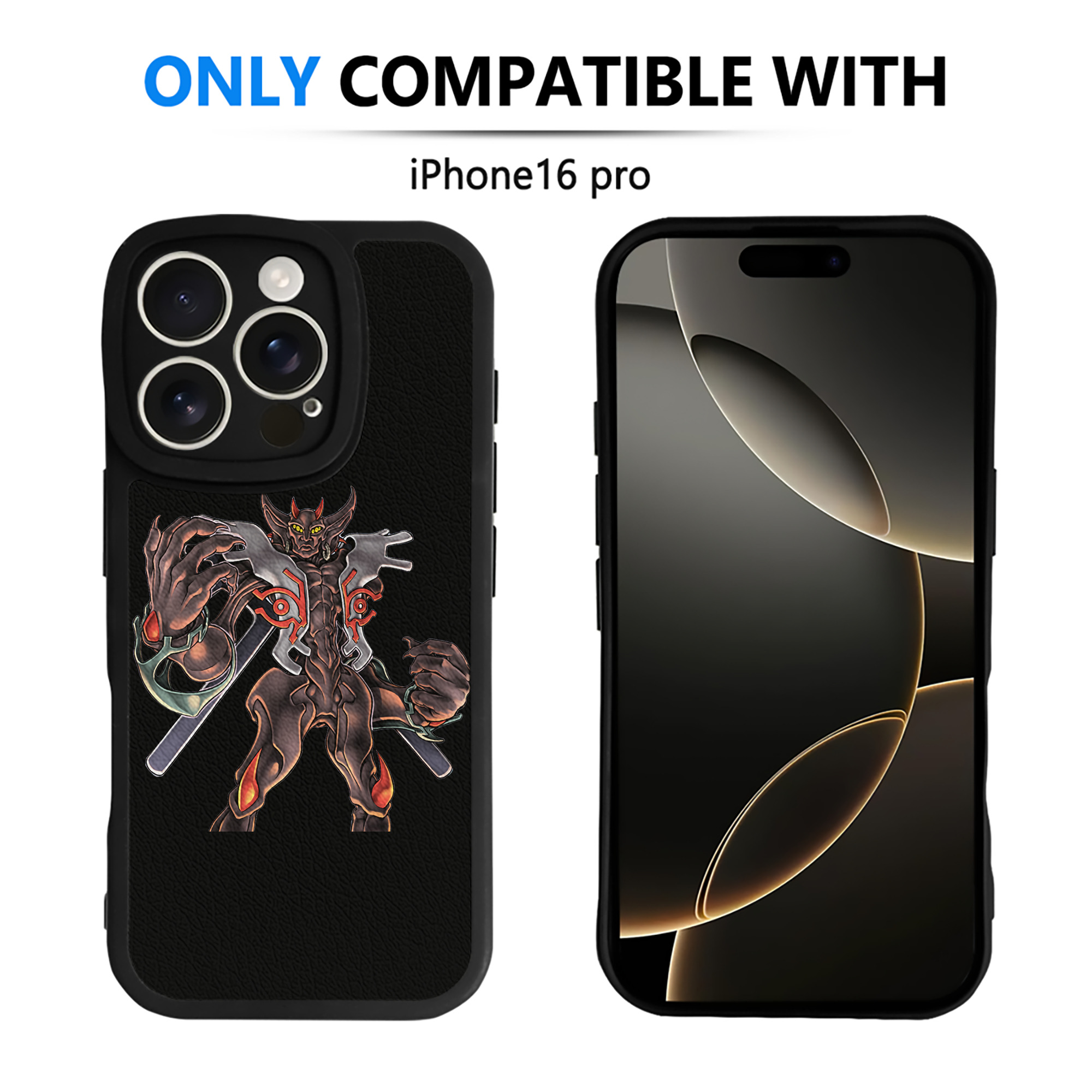 （画像用） 遊☆戯☆王 Yu-Gi-Oh! 【iPhone 16シリーズ対応】シリコンスマホケース（レザー調） 材質：シリコン